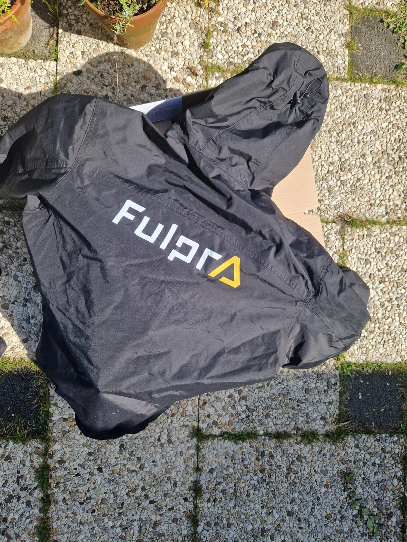 Bedrukte werkjas met logo van Fulpra