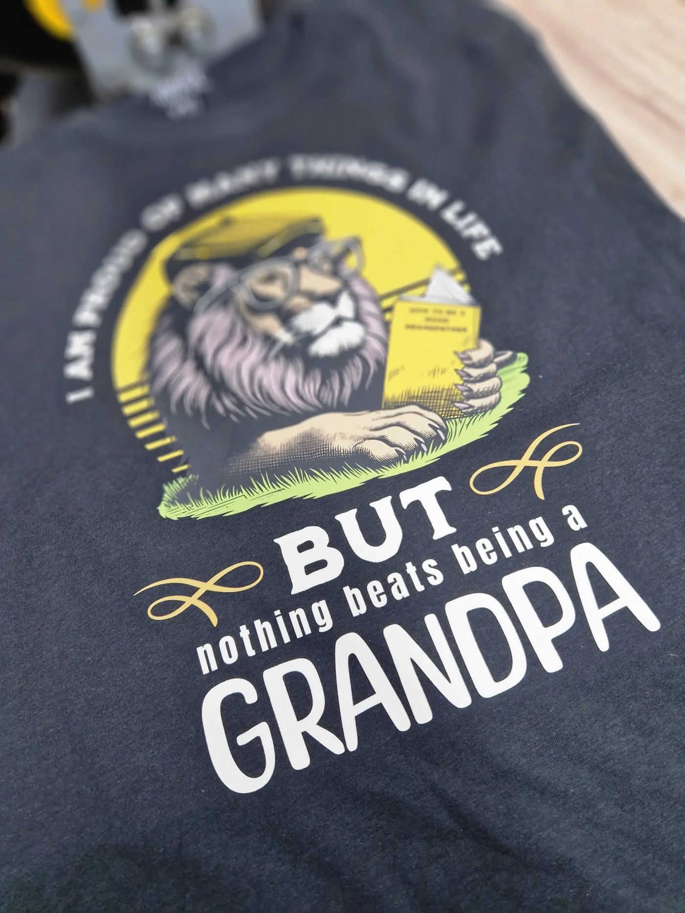 Zwart shirt met full colour eigen ontwerp