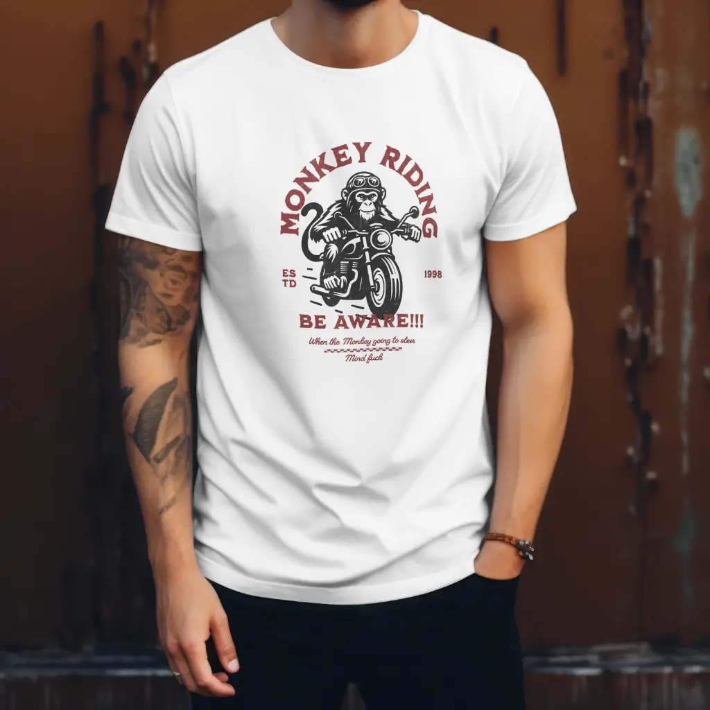 Wit shirt met bedrukt eigen ontwerp